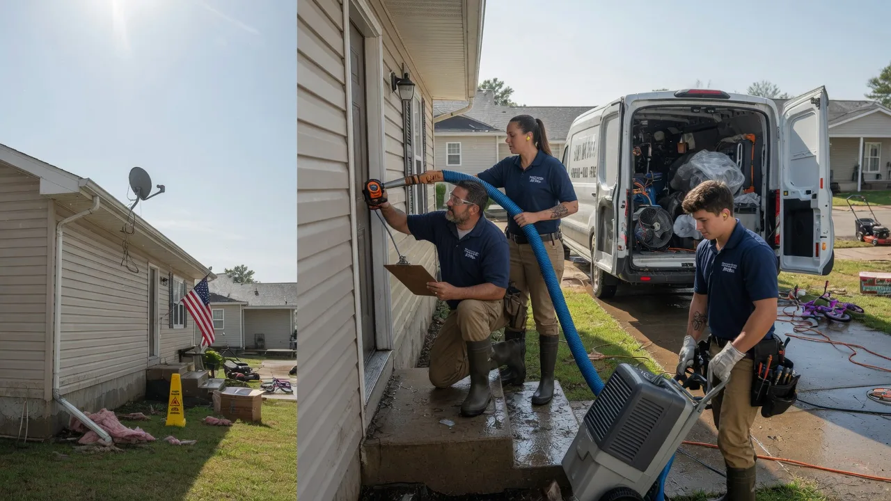 Ceiling Water Damage Restoration in Ivor, VA near me